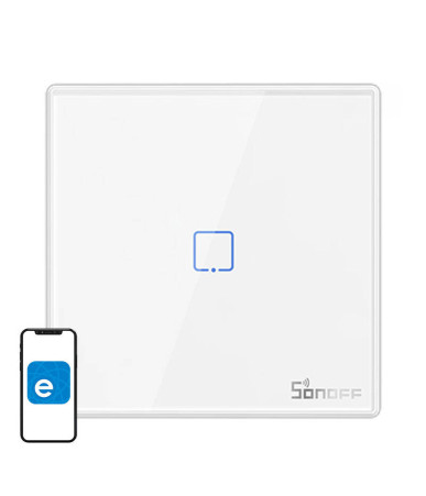 Interruttore Smart Wireless Sonoff T2EU1C-RF 433MHz (1 canale)