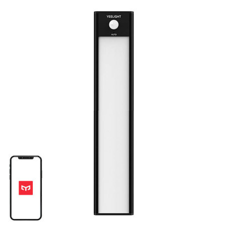 Yeelight Luce Armadio LED 20cm 2700K con Sensore di Movimento Nero