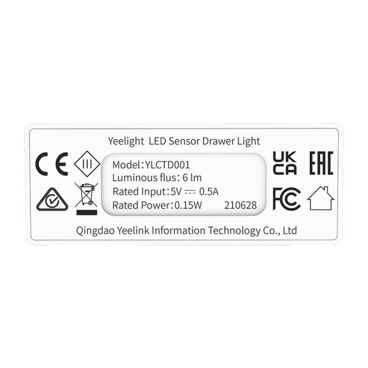 Yeelight LED Sensor Drawer Light 4 pezzi Bianco