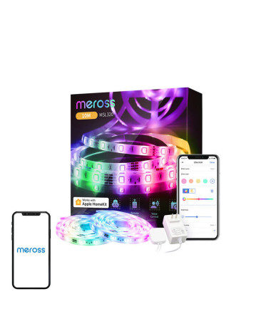 Meross MSL320HK EU 10m Striscia LED Wi-Fi Smart HomeKit