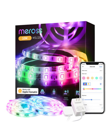 Meross MSL320HK EU 10m Striscia LED Wi-Fi Smart HomeKit