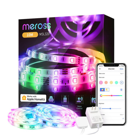 Meross MSL320HK EU 10m Striscia LED Wi-Fi Smart HomeKit