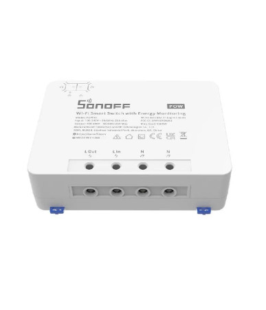 Sonoff POW R3 Interruttore Smart WiFi con Misurazione Consumi 25A Bianco