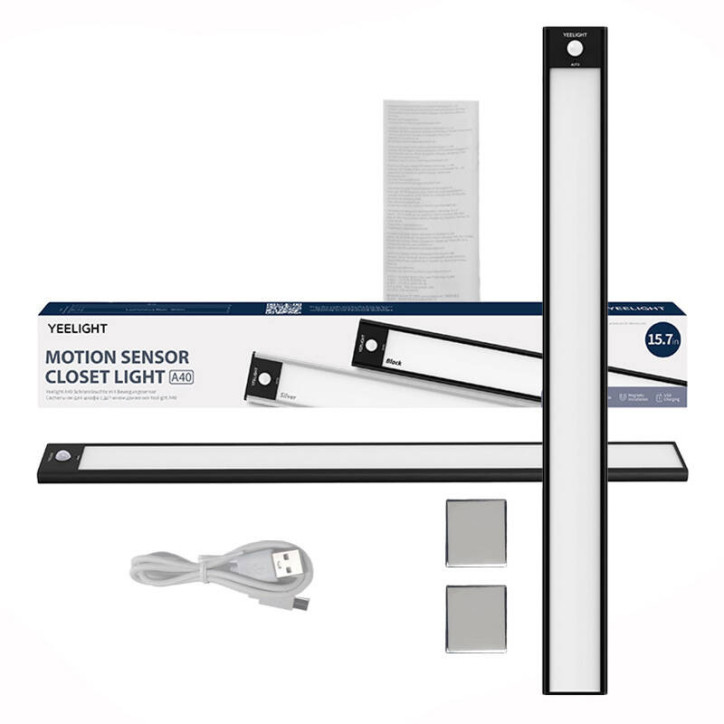 Yeelight Closet Sensor Light 40cm Nero 4000K