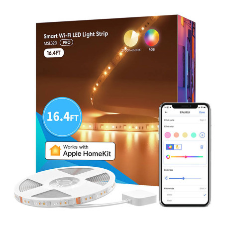 Striscia LED WiFi RGBWW Meross MSL320 (5 metri) HomeKit