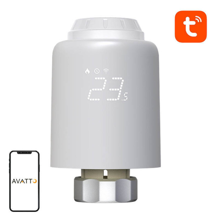 Avatto TRV07 Valvola Termostatica Radiatore Zigbee 3.0 TUYA