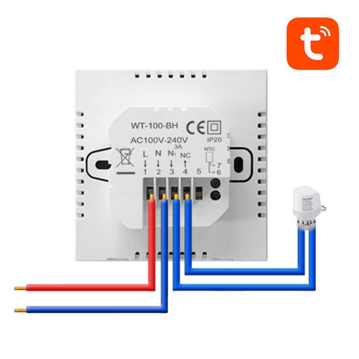 Avatto ZWT100 Termostato Intelligente Zigbee 3A per Caldaia