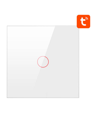 Smart Light Switch ZigBee Avatto ZTS02-EU-W1 1 Way TUYA (white)