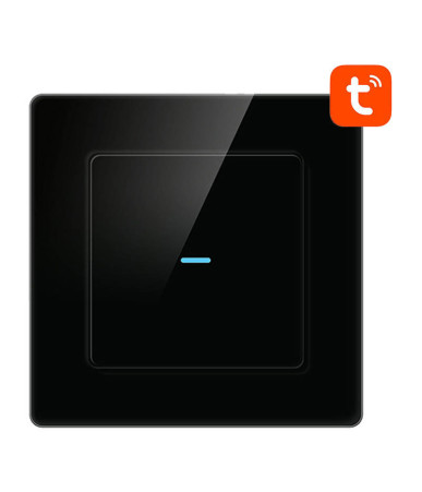 Interruttore Smart WiFi Avatto N-TS10-B1 1 Way TUYA (Nero)