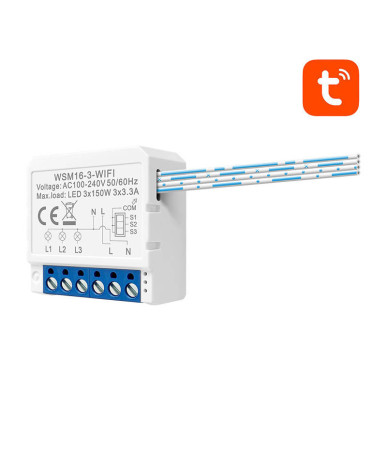 Smart Switch Module WiFi Avatto WSM16-W3 TUYA