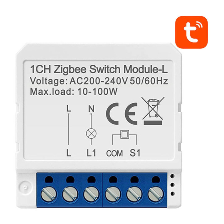 Avatto LZWSM16-W1 Smart Switch Zigbee No Neutral Tuya