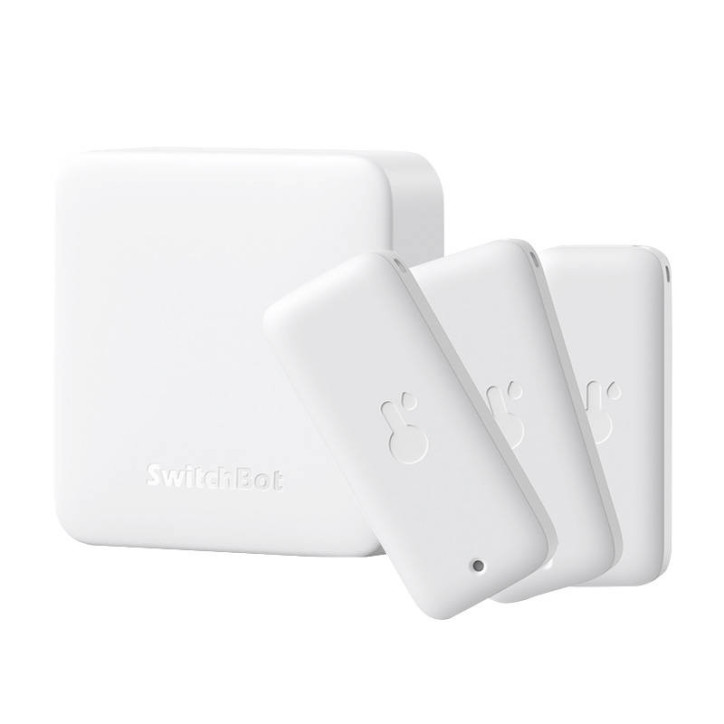 Set Hub + 3 Thermo-Hygrometer SwitchBot Hub Mini