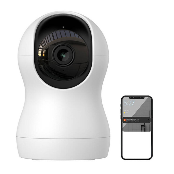 Gosund IPC2 3MP Telecamera Wi-Fi Interna Rotante Tuya