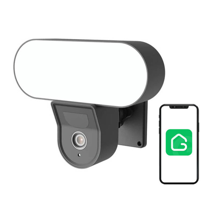 Smart Outdoor WiFi Camera con Floodlight Gosund IPC3, IP65 Tuya