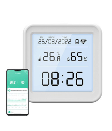 Sensore Smart Temperatura e Umidità Gosund S6 WiFi LCD Tuya