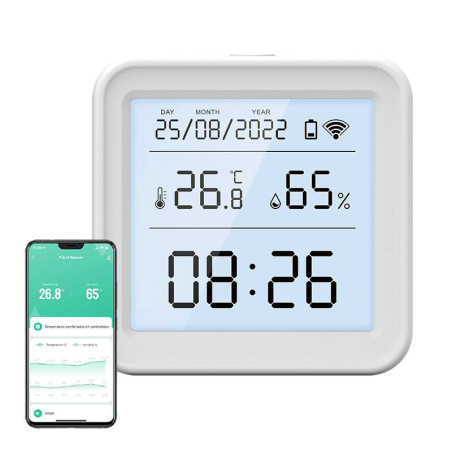 Sensore Smart Temperatura e Umidità Gosund S6 WiFi LCD Tuya