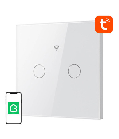 Smart Touch WiFi Light Switch Gosund SLS2 (Optional N, Dual) Tuya