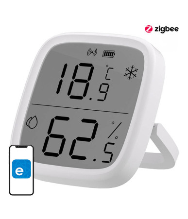 Smart Temperature and Humidity Sensor ZigBee LCD Sonoff SNZB-02D