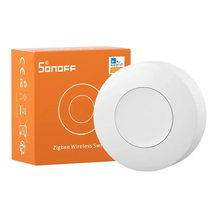 Pulsante Wireless Zigbee Sonoff SNZB-01P (telecomando rotondo)
