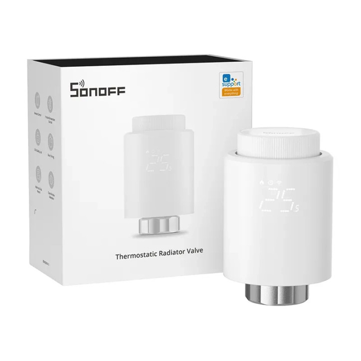 Valvola Termostatica per Radiatore Sonoff TRVZB Zigbee 3.0